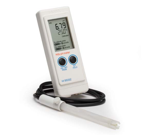 Portable milk ph meter