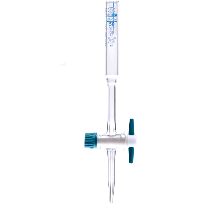 Burette schellbach rub ptfe