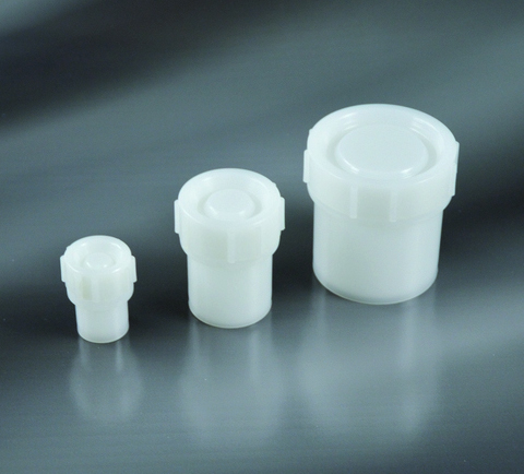 Contenitore con tappo a vite, 250 ml, in PP, rotondo, trasparente, idoneo per uso alimentare, 25 pz