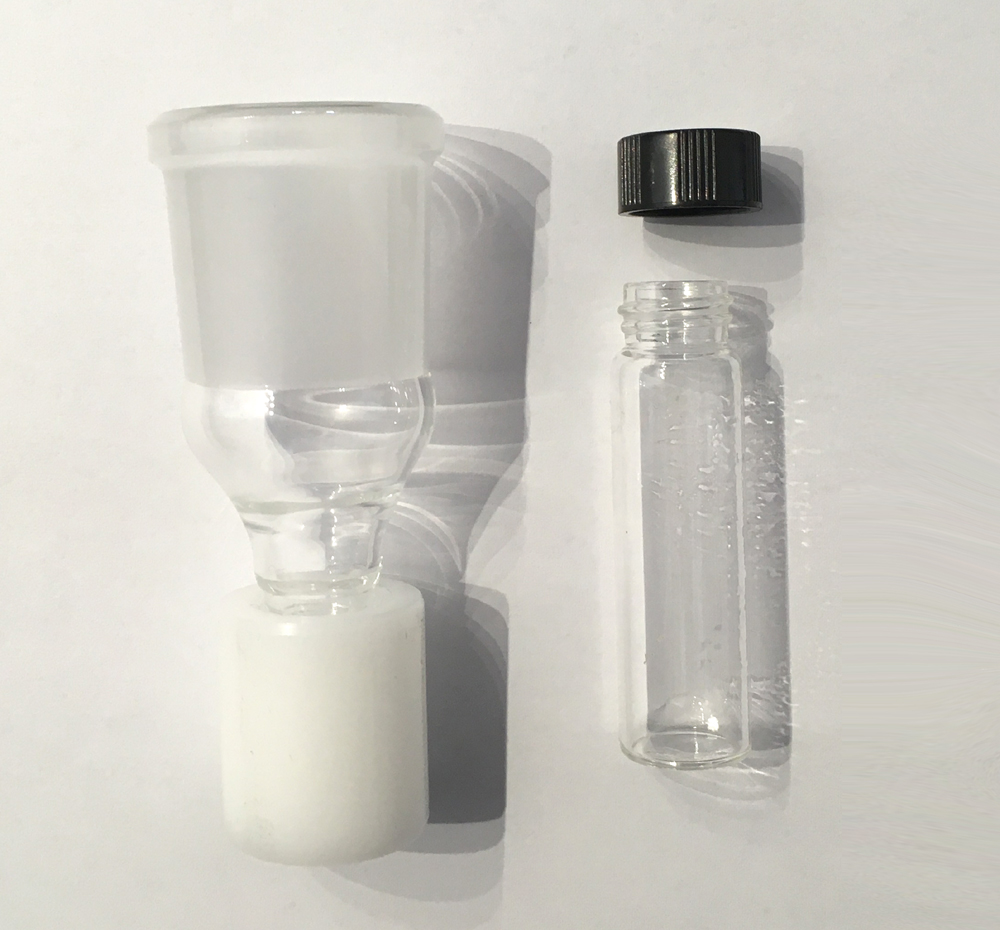 Set 5 Adattatori In Vetro Per Laboratorio 14/20 Con Raccordo Da 10 Mm | Giunto Maschio Per Distillazione Sottovuoto