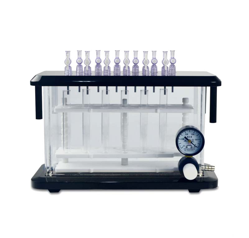 Vacuum solid phase extraction instrument