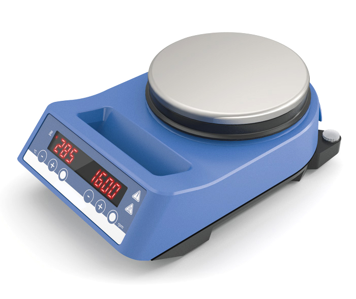 Agitatore magnetico riscaldante digitale 2 000 rpm t 320 c